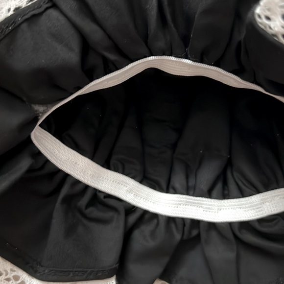 NWOT Rococo Classic Lolita Bunny Ears bonnet 🐰 Black x White - Picture 5 of 5